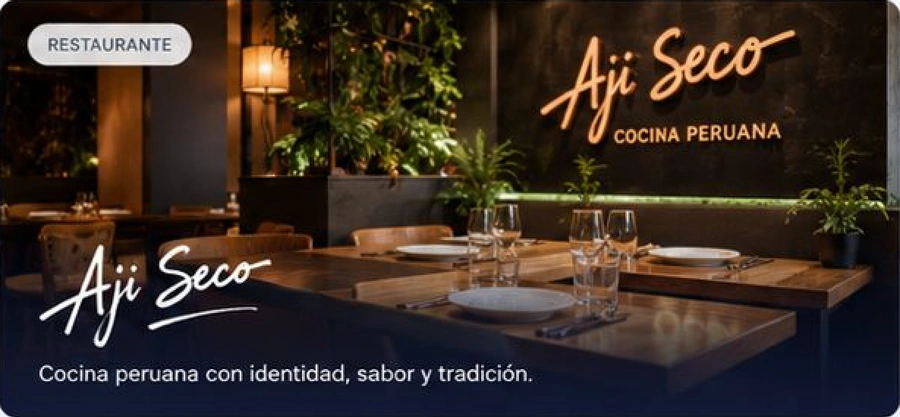 Ají Seco: Cocina peruana con identidad, sabor y tradición.